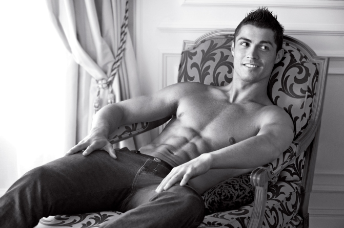 cristiano ronaldo armani commercial. An image from the Armani Jeans